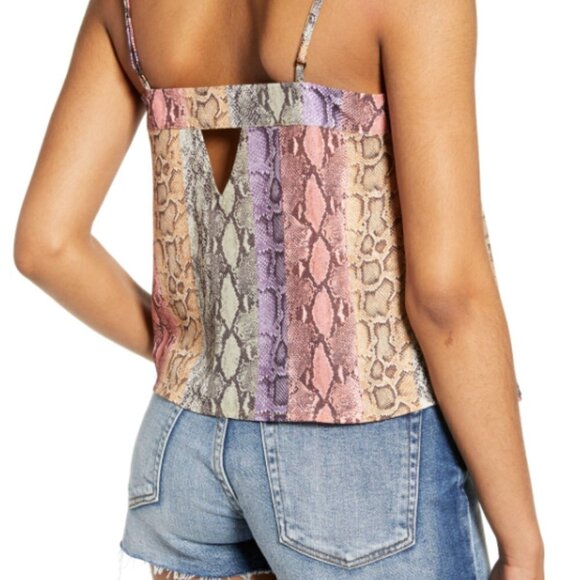 NWT HIATUS Snake Print Tank Top - Picture 3 of 15